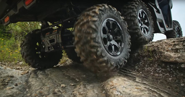 The all-new 2020 Can-Am Defender 6x6 DPS HD10 has six wheels