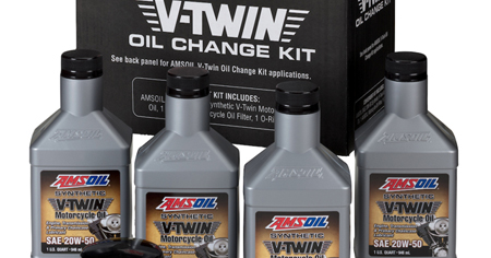 AMSOIL SAE 20W-50 Synthetic V-Twin Motorcycle Oil