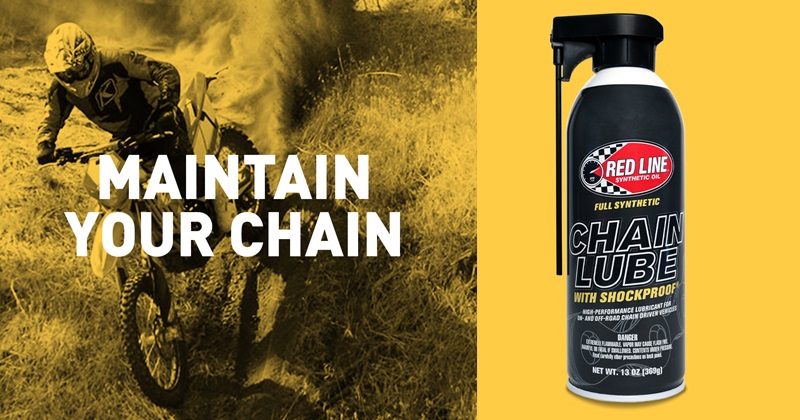 Red Line Synthetic Oil Launches ‘Maintain Your Chain’ Powersports Giveaway