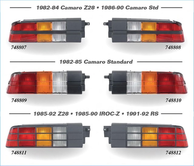 classic industries camaro tail lamps